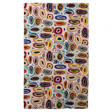 Aboriginal Art | Cotton Tea Towel | Gladys Kuru Bidu